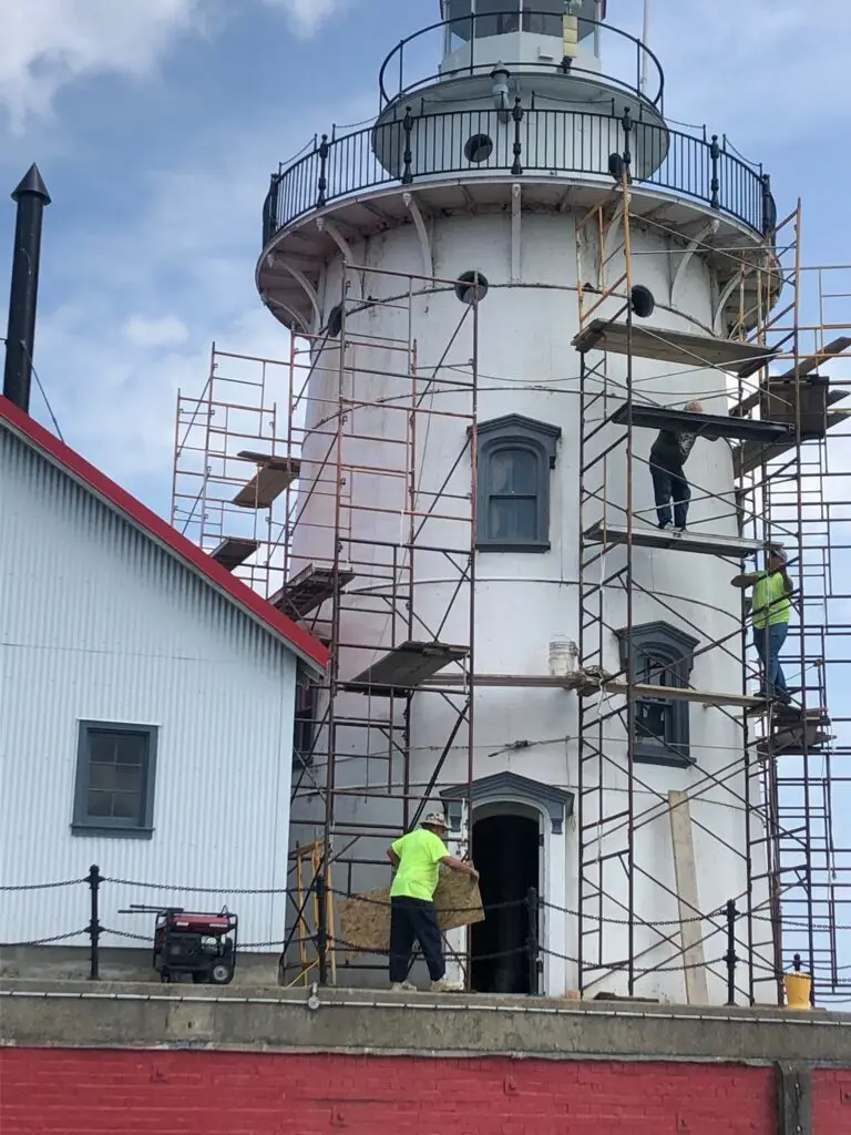 Harbor Beach Lighthouse Restoration 2019