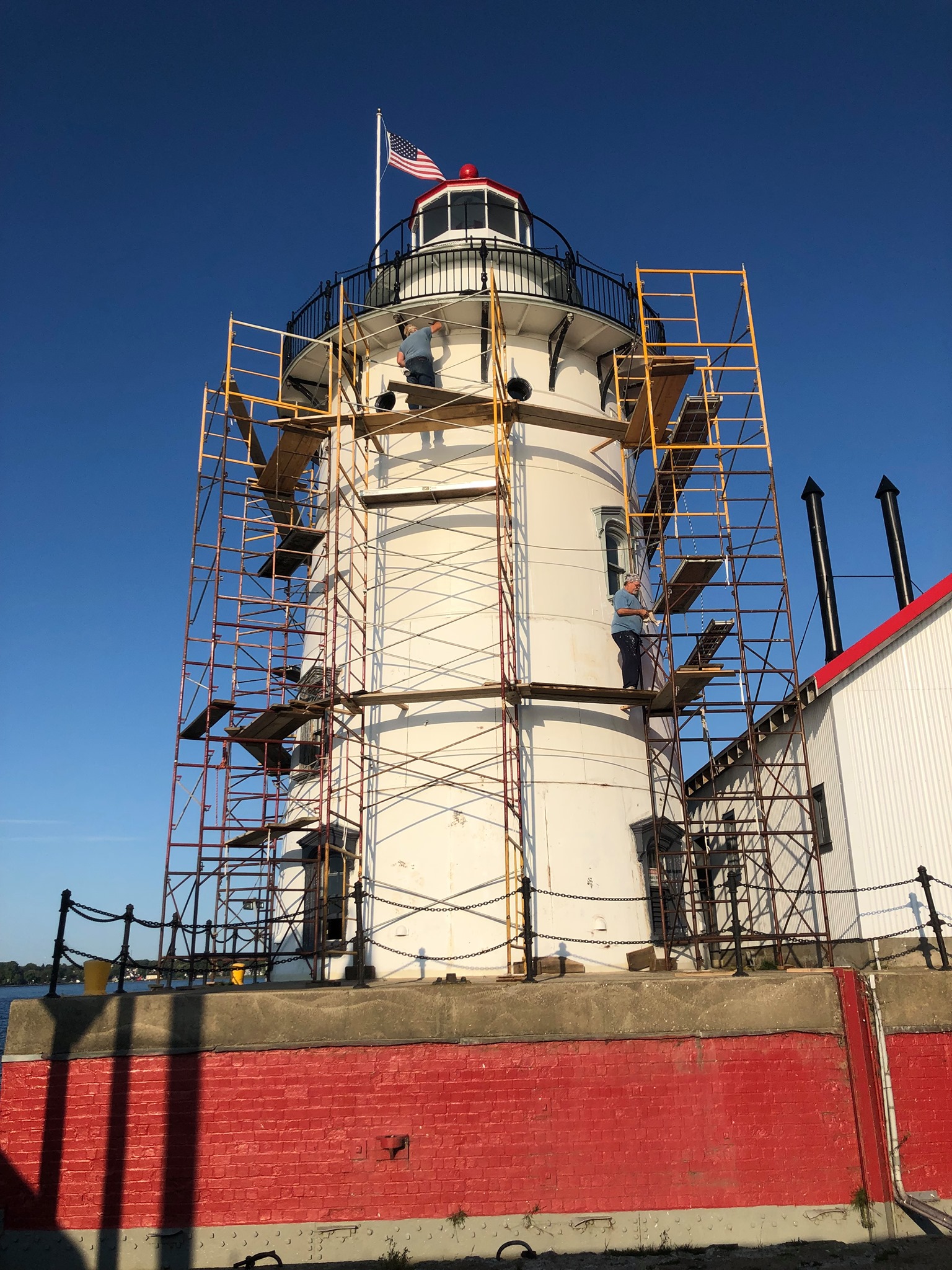 Harbor Beach Lighthouse Restoration 2019-