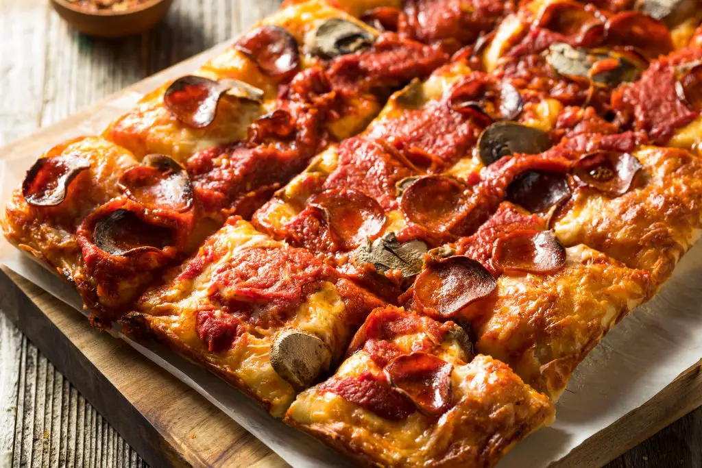 Detroit Style Pizza - Famous Michigan Foods