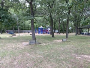 Oak Beach County Park Playground and Pavilion - Camping Near Caseville mi