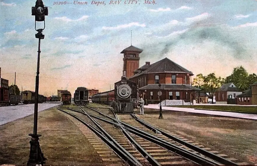 Union Depot Bay City 1908