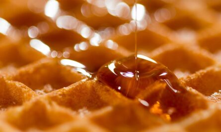 Waffle with Syrup