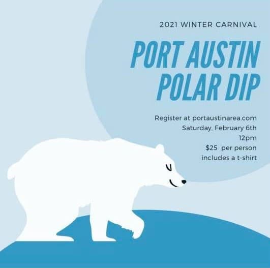 Port Austin Winter Carnival 2021 - Polar Bear Dip