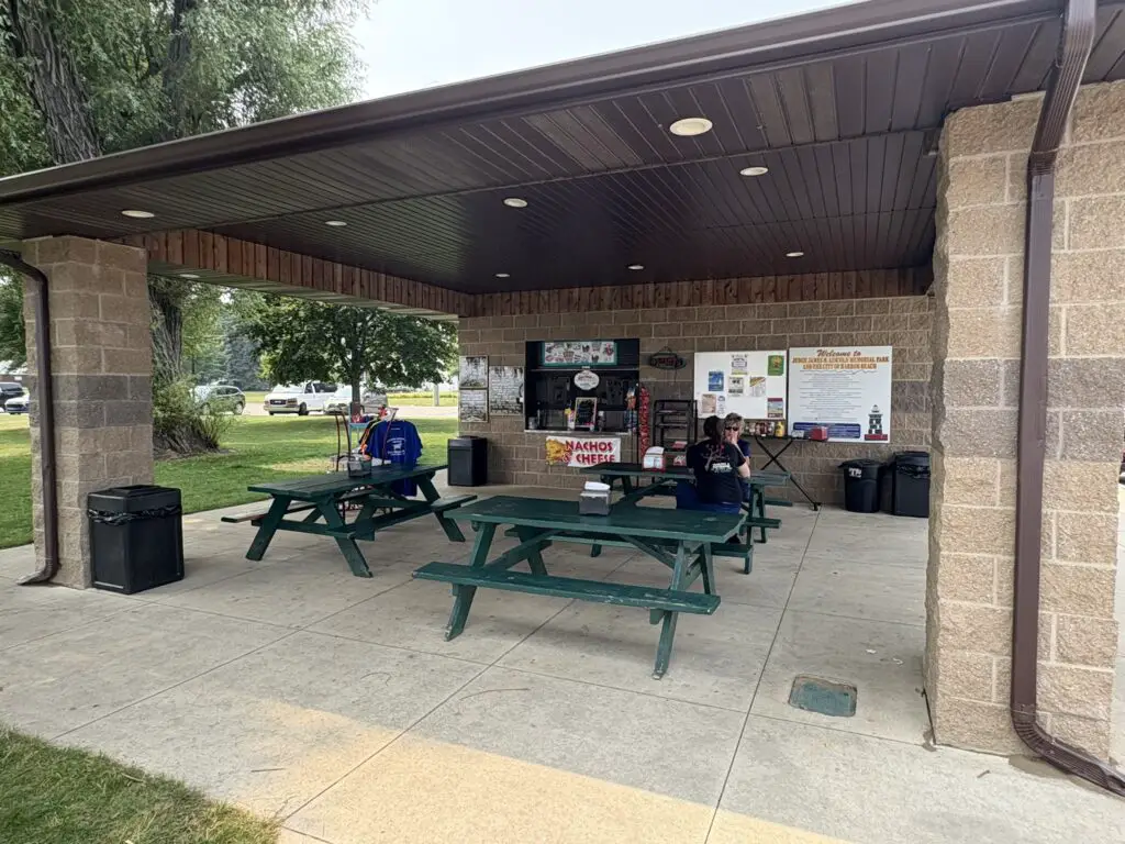 Pavilion with Hot Dog Stand