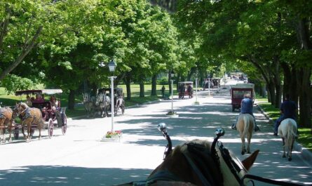 Cycling Around Mackinac Island