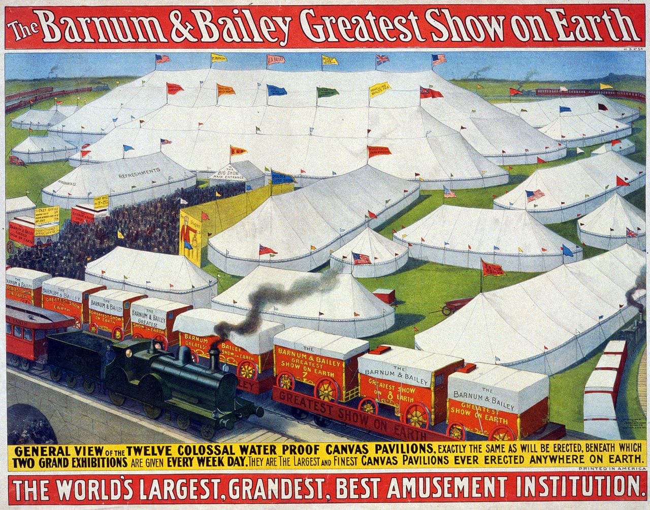 Barnum & Bailey Greatest Show Poster