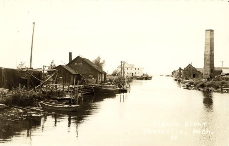 Caseville Harbor c1930s