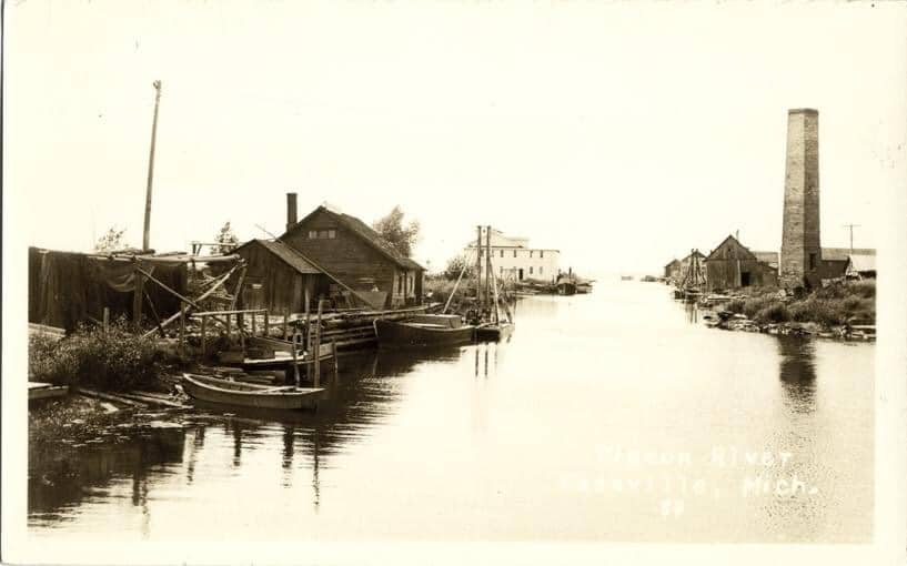 Caseville Harbor c1930s