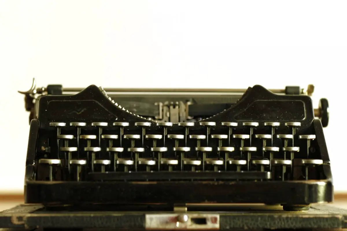 Michigan Author - Typewriter