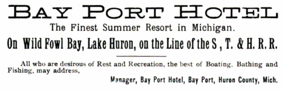 Ad of the Bay Port Hotel