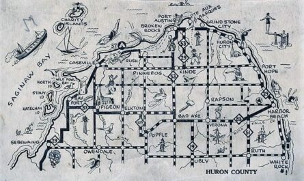 Huron County Map 1932