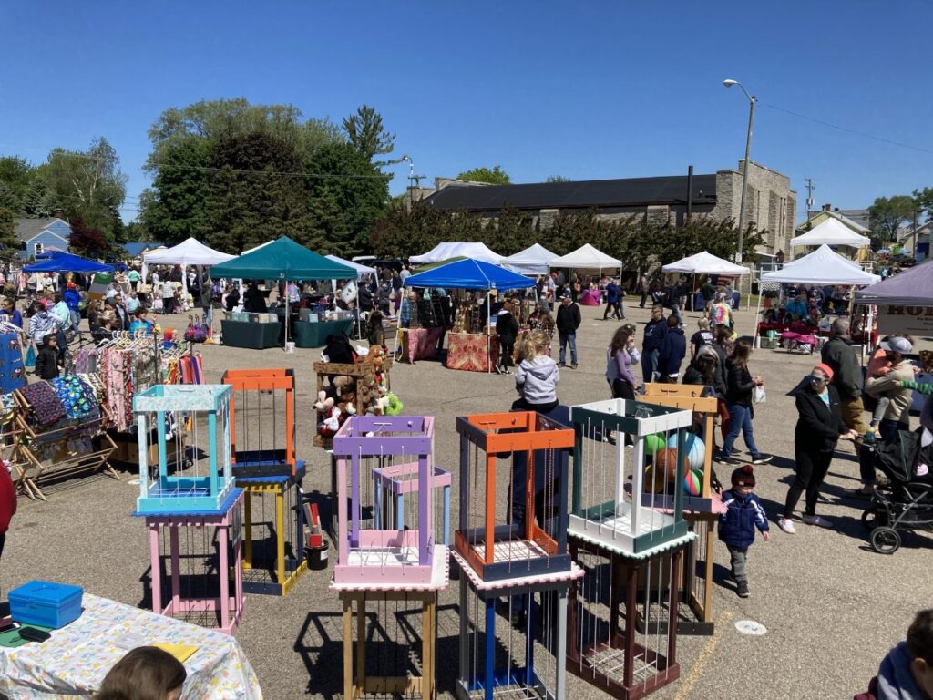 Port Austin Farmers Market Booths