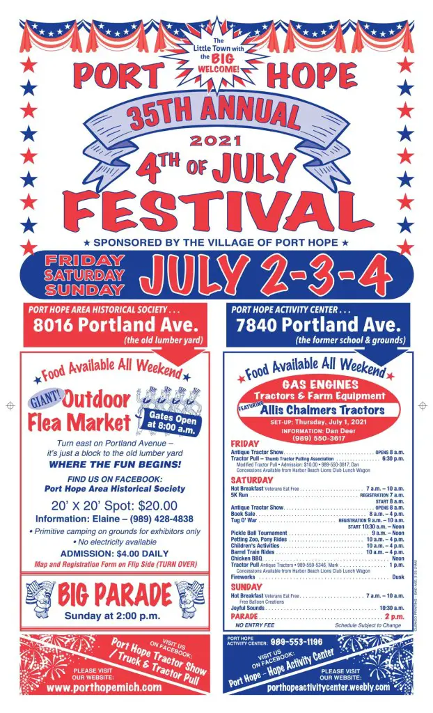 Port Hope July 4th Weekend Festival
