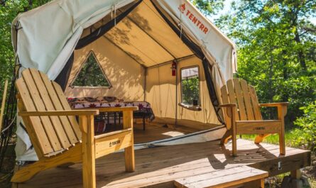 Glamping at Sleeper State Park