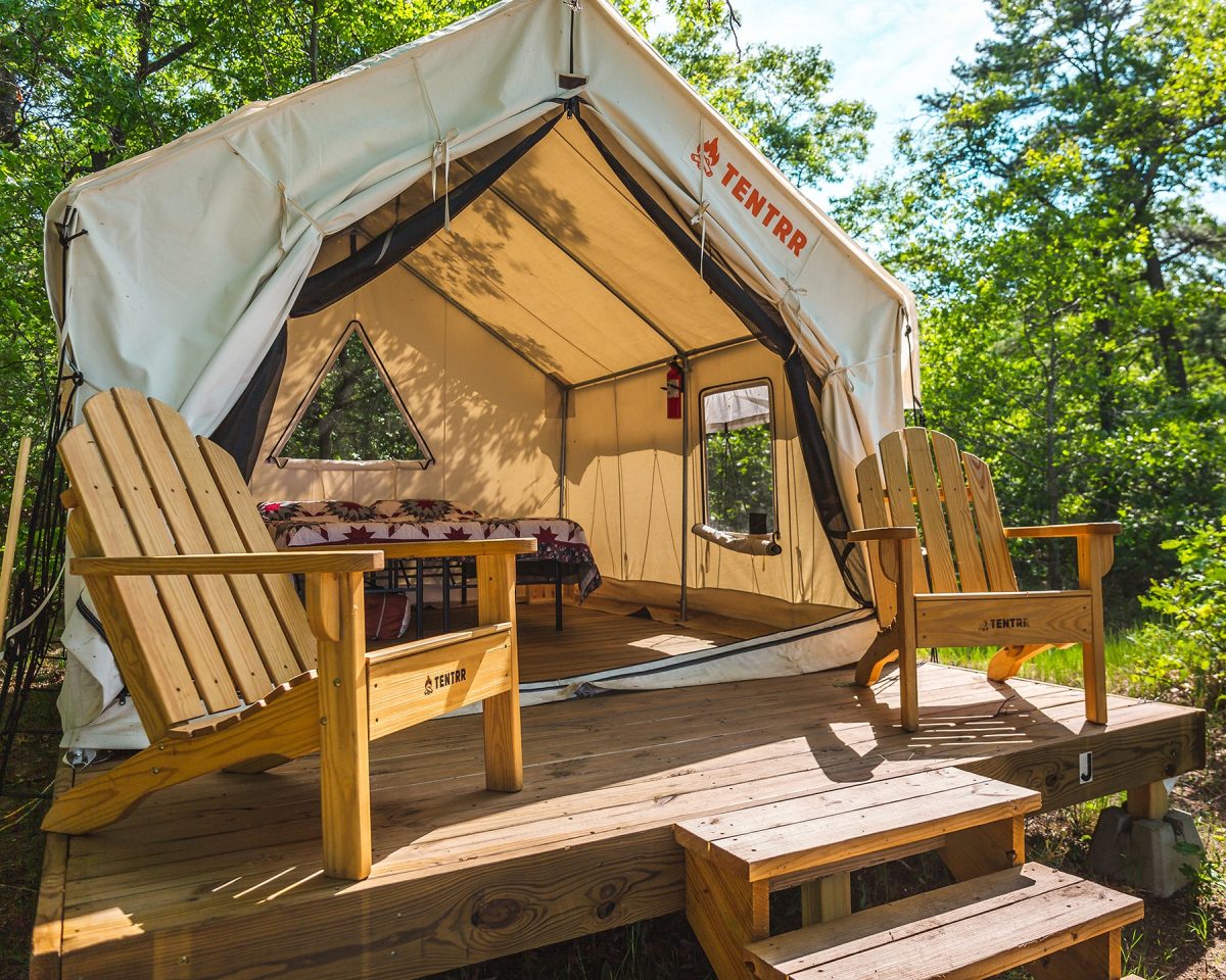 Glamping at Sleeper State Park