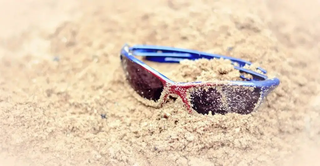 Beach Sunglasses - Huron COunty Beach Testing