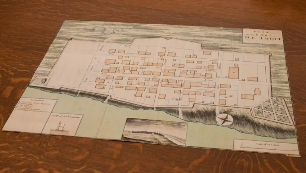Plan for Fort Detroit at Angle