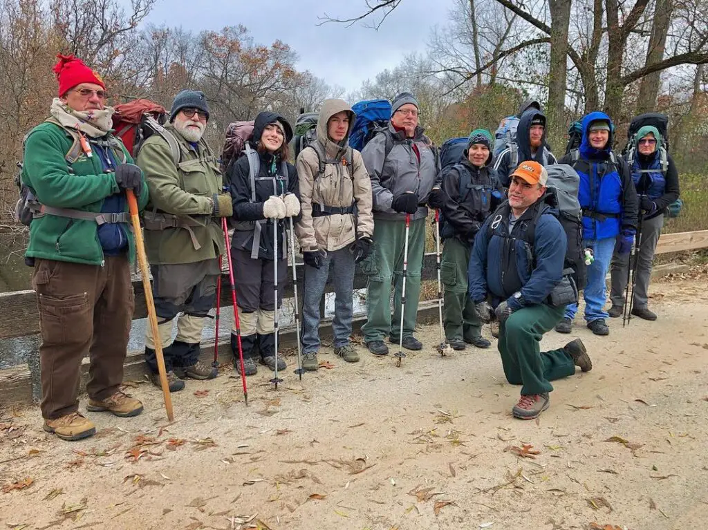 Chief Pontiac Trail Hikers Boy Scout Troop 326 of St. Patrick Parish in White Lake with Mr. Russel 