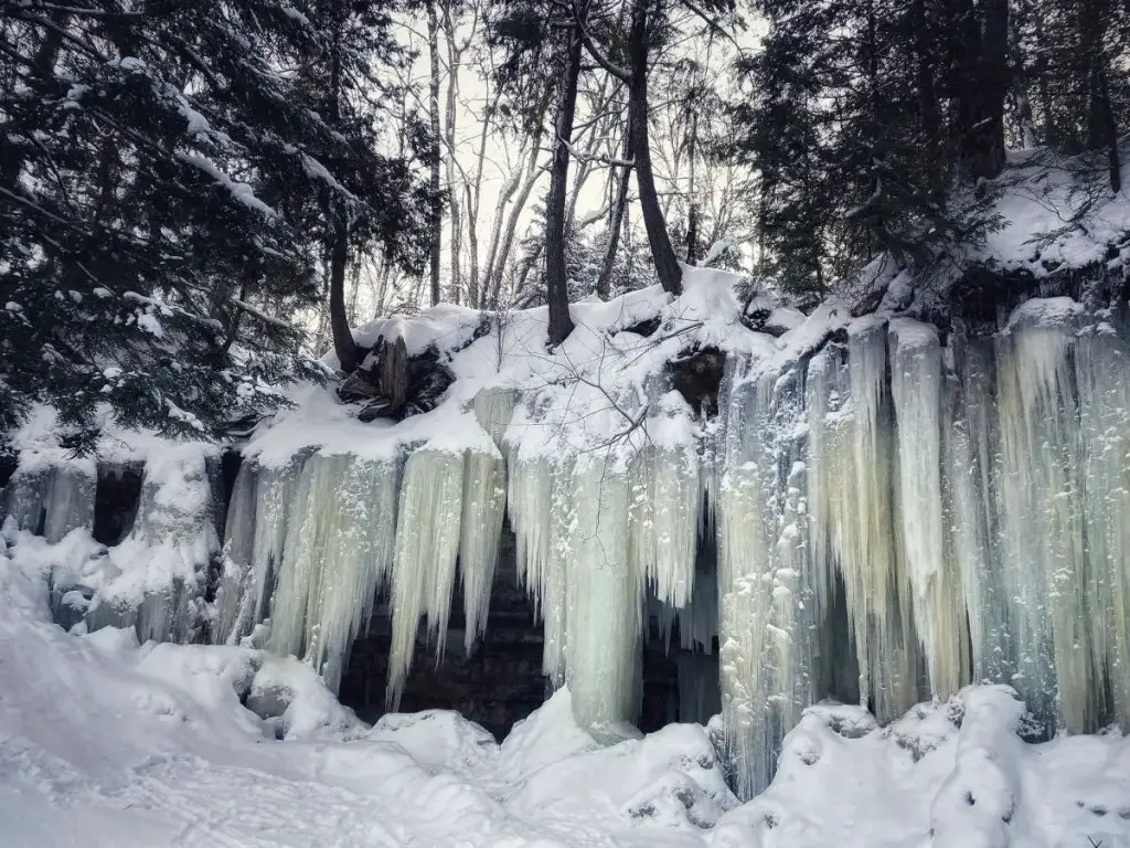 Eben Ice Caves - Waterfalls in Michigan