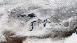 Great Lakes Ice Coverage 2023