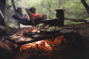 Food on the Grill While Camping