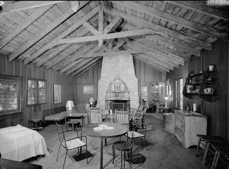 Cypress Log Cabin - Main Room - Library of Congress