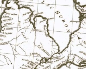 Old Map of Michigan