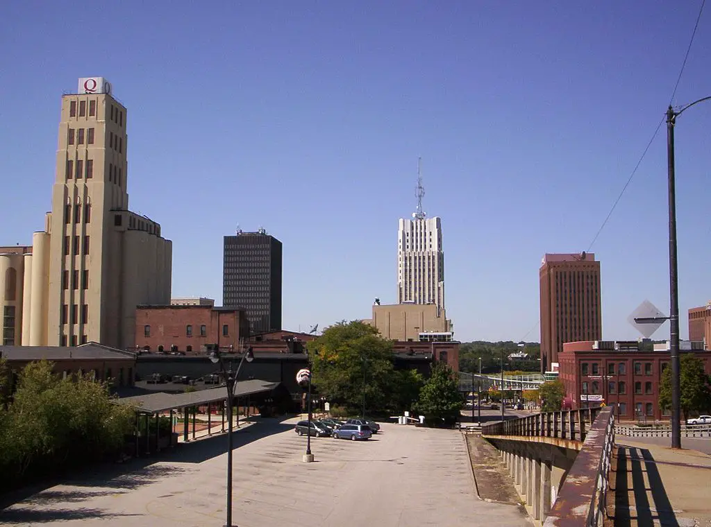 Akron, Ohio Skyline