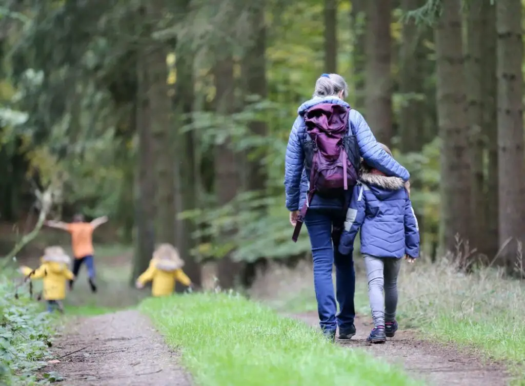 Walking a trail