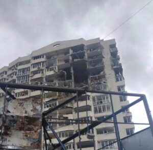 Apartment Building Damage Ukraine March 2022