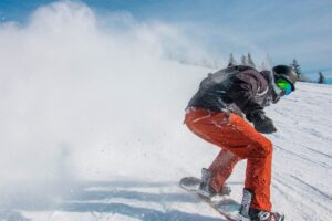 snowboarding