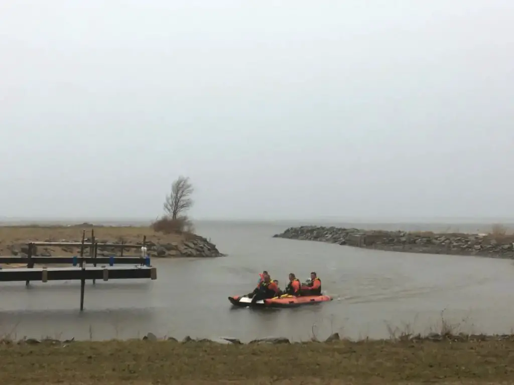 Kayakers Rescued Near Port Austin