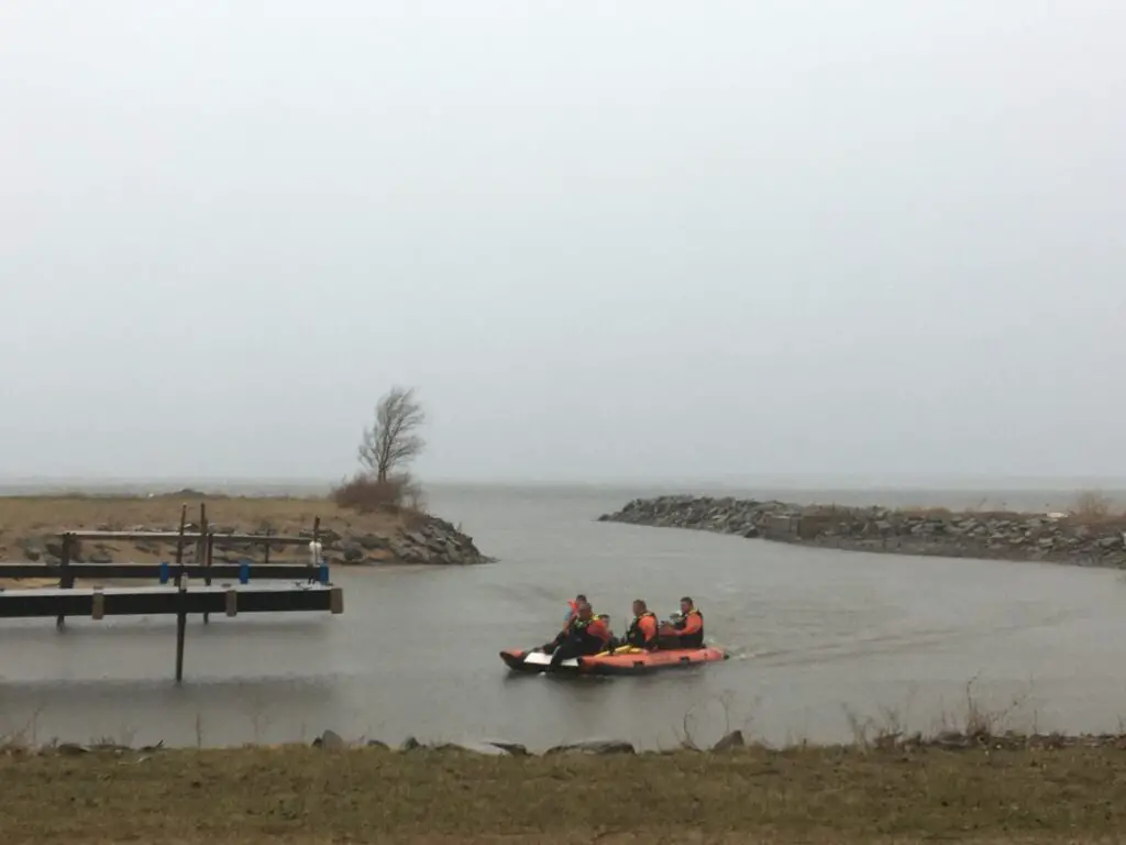 Kayakers Rescued Near Port Austin