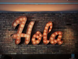 Hello in Spanish Hola