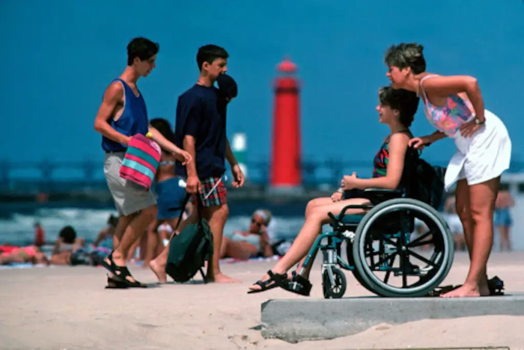 handicap accessible beach near me