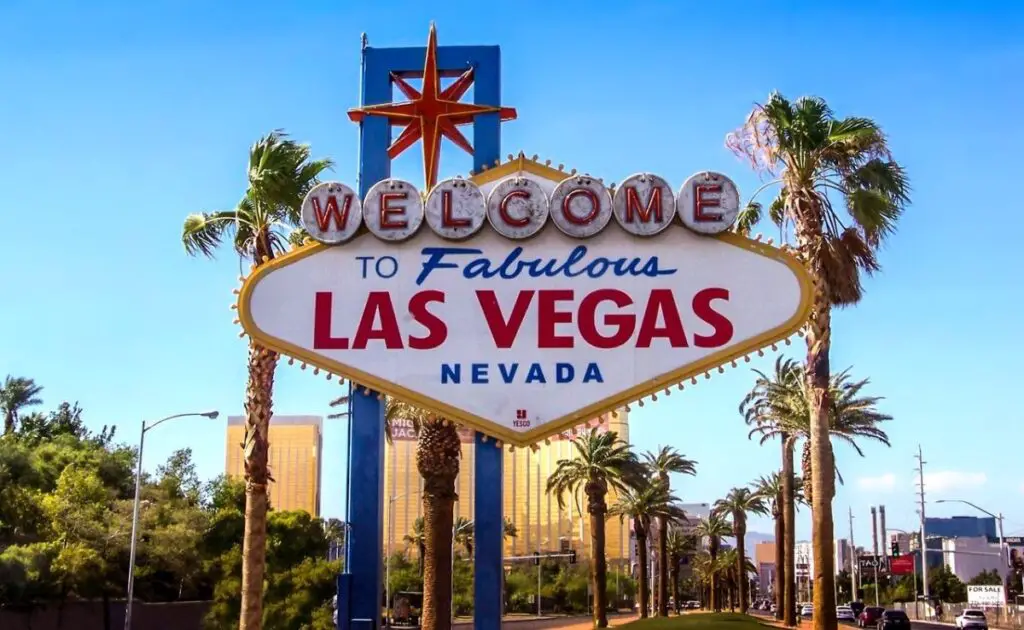 Las Vegas welcome sign