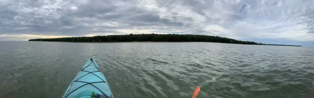 Kayaking the Thumb of Michigan. 