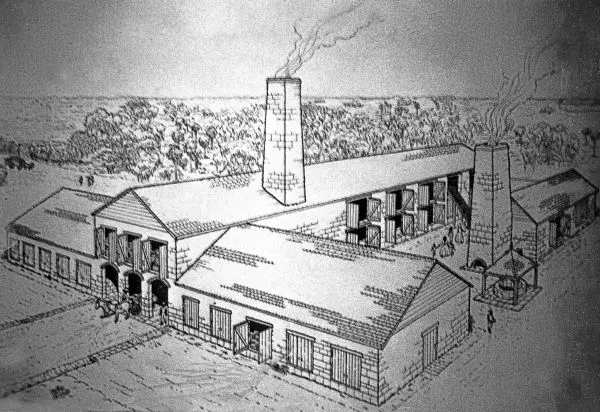 Gamble sugar mill at Ellenton, Florida