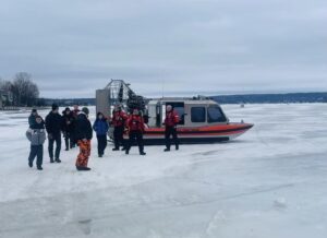 US Coast Guard Airboat