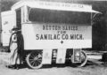 1920s Red Cross nurse mobile clinic Sanilac County Michigan