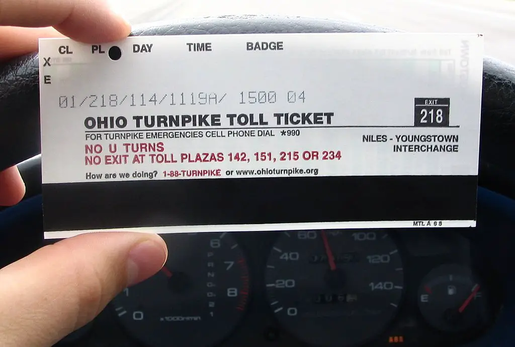 Ohio Turnpike Ticket - Toll Costs in Ohio