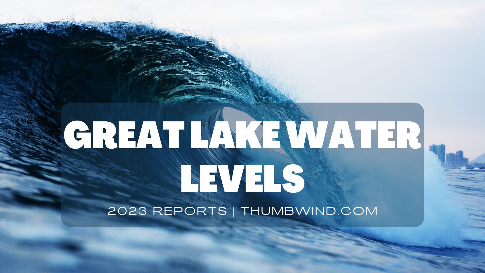 great Lakes water levels