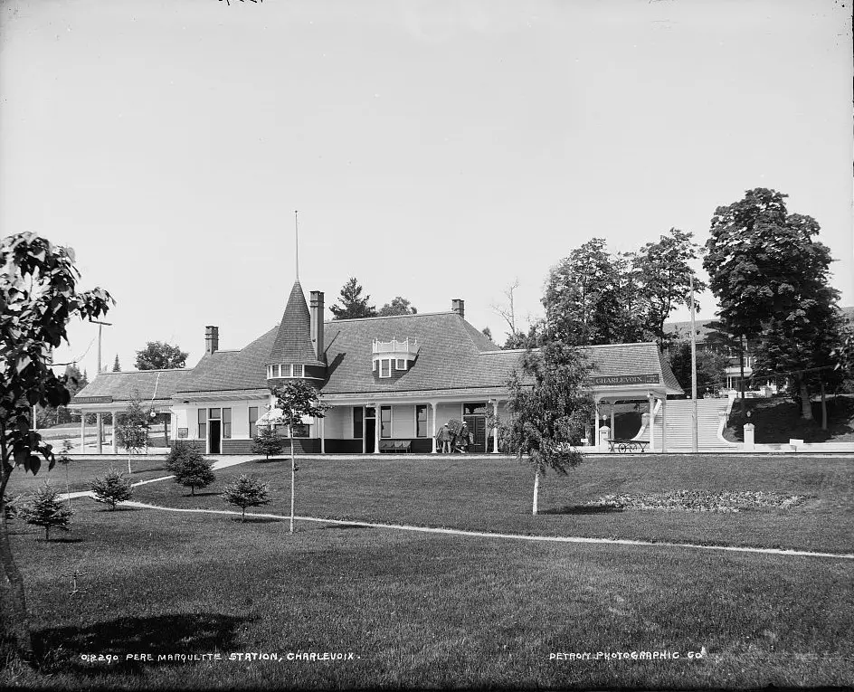 Pere Marquette Station, Charlevoix  - Library of Congress