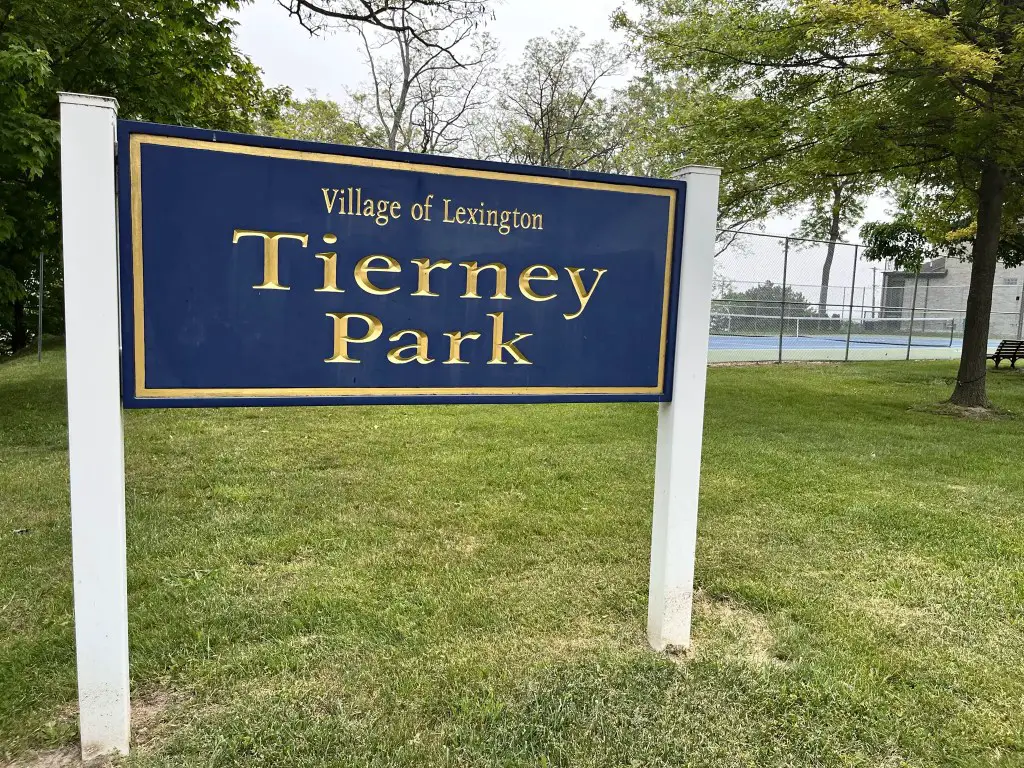 Tierney Park Sign