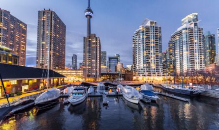 A vibrant, bustling scene at one of the best casinos in Canada