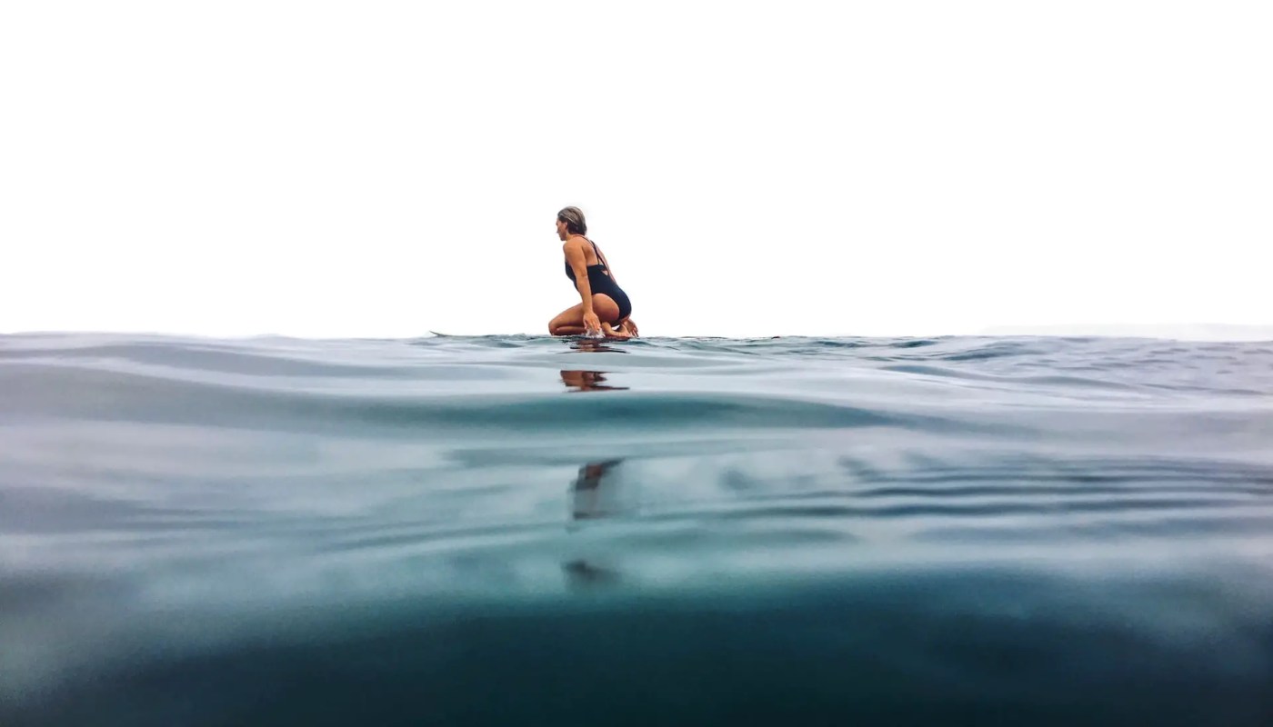 Woman on innertube in Lake Huron, illustrating the dangers of drifting offshore