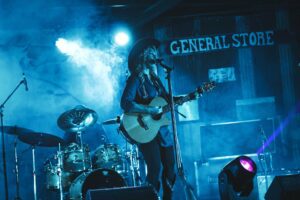 Caseville Ribstock Festival featuring smoky ribs and musical notes