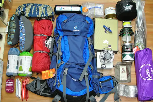 Solo camping gear