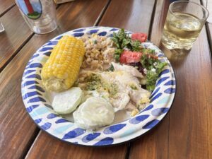 Skillet Baked Whitefish Recipe served in a cast iron skillet with lemon slices