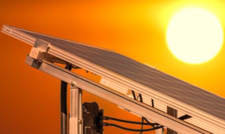 An image showing step-by-step process of solar panel installation
